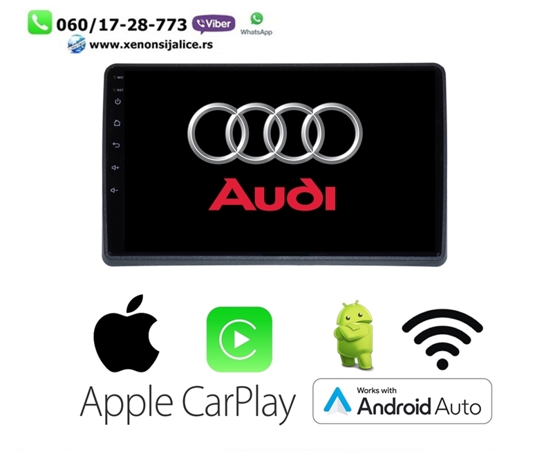 AUDI A4 ANDROID,CAR PLAY MULTIMEDIJA NAVIGACIJA TOUCH SCREEN 10 INCA