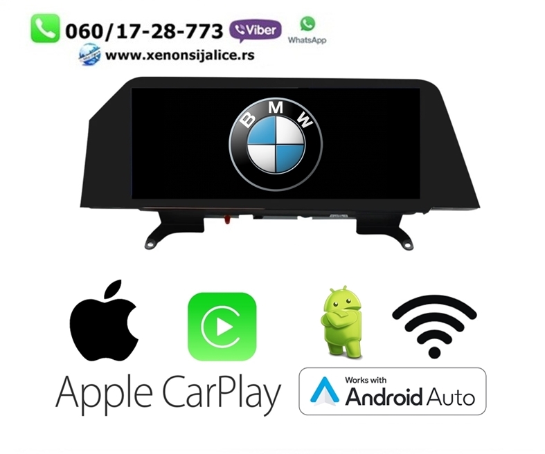 BMW X5 F15 ANDROID I CAR PLAY MULTIMEDIJA NAVIGACIJA TOUCH SCREEN 12 INCA