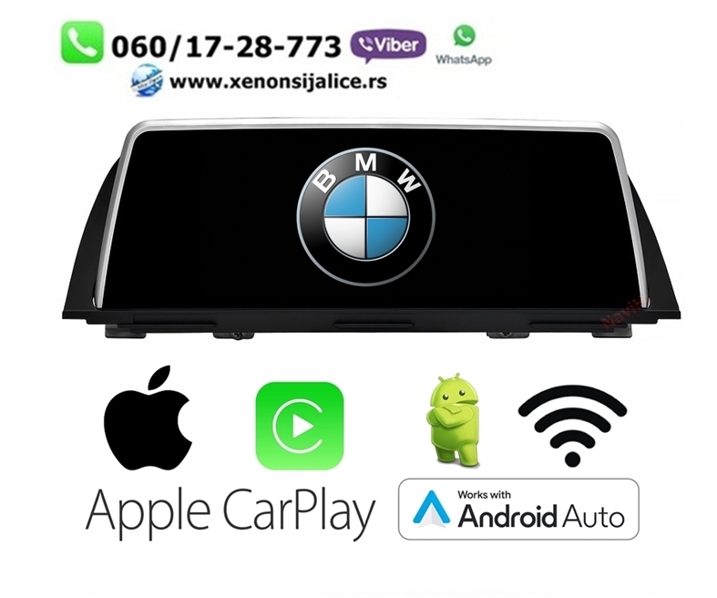 BMW 5 F10 ANDROID,CAR PLAY MULTIMEDIJA NAVIGACIJA TOUCH SCREEN 12INCA