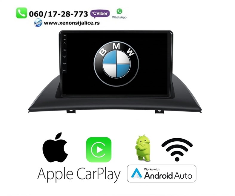 BMW X3 ANDROID,CAR PLAY MULTIMEDIJA NAVIGACIJA TOUCH SCREEN 10 INCA