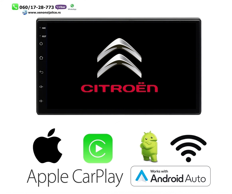 CITROEN C3,BERLINGO MULTIMEDIJA ANDROID,CAR PLAY NAVIGACIJA TOUCH SCREEN 7 INCA