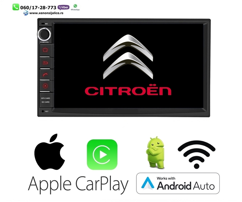 CITROEN C3,BERLINGO MULTIMEDIJA ANDROID,CAR PLAY NAVIGACIJA TOUCH SCREEN 7 INCA