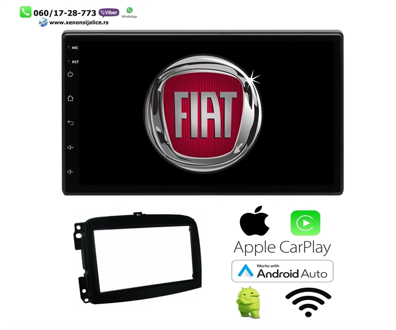 FIAT 500L MULTIMEDIJA ANDROID,CAR PLAY NAVIGACIJA TOUCH SCREEN 7 INCA