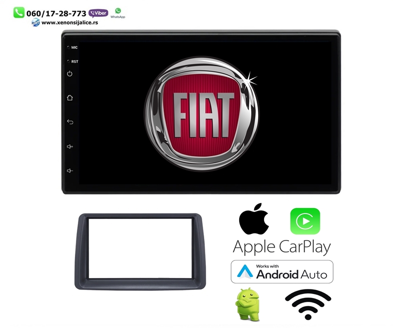 FIAT PANDA MULTIMEDIJA ANDROID,CAR PLAY NAVIGACIJA TOUCH SCREEN 7 INCA