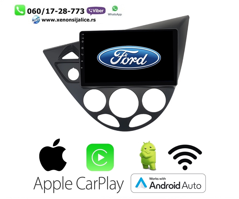 FORD FOCUS MULTIMEDIJA ANDROID,CAR PLAY NAVIGACIJA TOUCH SCREEN 10 INCA