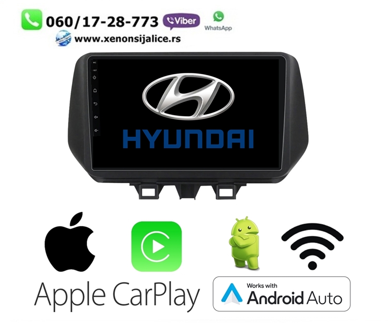 HYUNDAI TUCSON,SANTA FE NOVI TIP MULTIMEDIJA ANDROID,CAR PLAY NAVIGACIJA TOUCH SCREEN 10 INCA