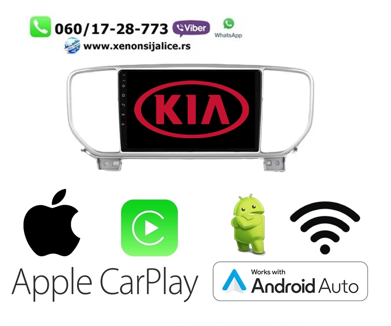 KIA SPORTAGE NOVI TIP MULTIMEDIJA ANDROID,CAR PLAY NAVIGACIJA TOUCH SCREEN 10 INCA