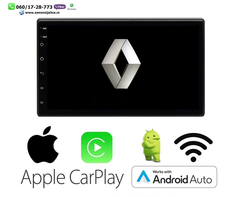 RENAULT LAGUNA,TRAFIC MULTIMEDIJA ANDROID,CAR PLAY NAVIGACIJA TOUCH SCREEN 7 INCA